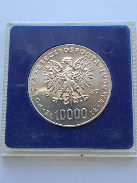 10 000 zł Jan Paweł II 1987 r