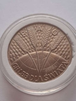 10 zł FAO Chleb dla Świata 1971 r próba
