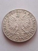 10 zł Głowa Kobiety 1932 r bez znaku