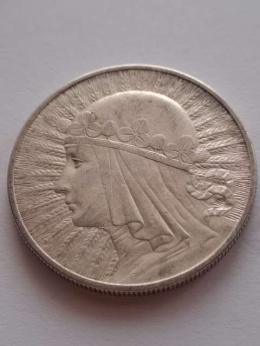 10 zł Głowa Kobiety 1932 r bez znaku