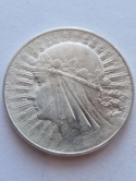 10 zł Głowa Kobiety 1932 r znak