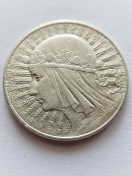 10 zł Głowa Kobiety 1933 r