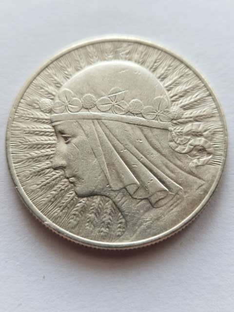 10 zł Głowa Kobiety 1933 r