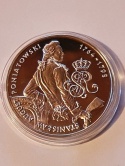 10 zl Stanisław August Poniatowski 2005 r półpostać