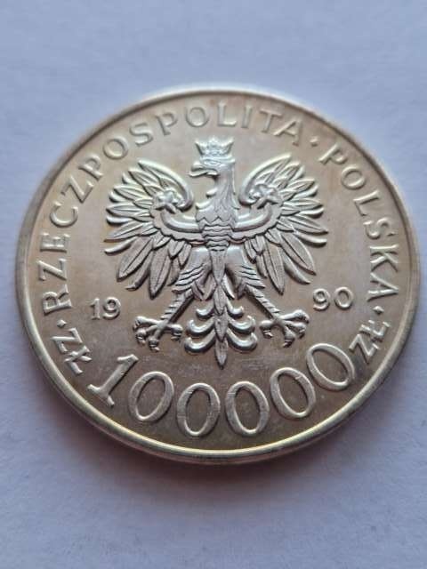 100 tys Solidarność typ A 1990 r