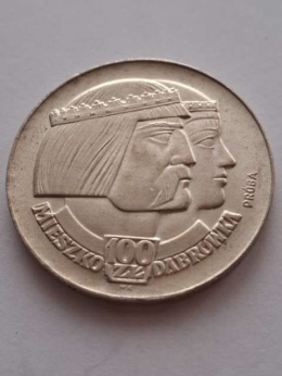 100 zł Mieszko i Dąbrówka 1966 r próba
