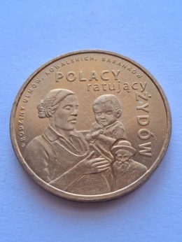 2 zł Polacy Ratujący Żydów 2012 r