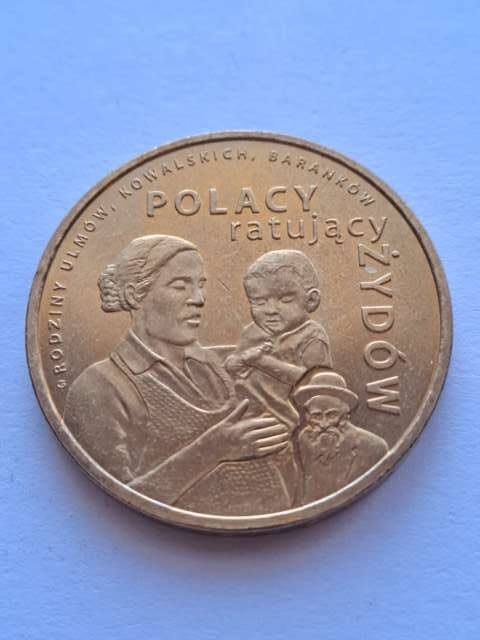 2 zł Polacy Ratujący Żydów 2012 r