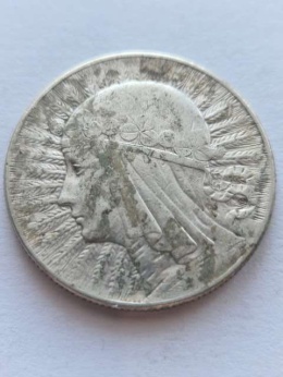 5 zł Głowa Kobiety 1933 r
