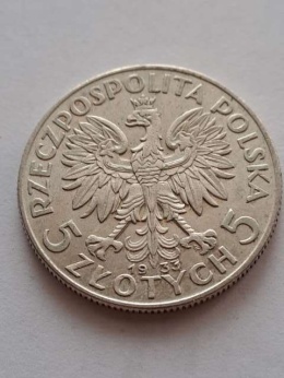 5 zł Głowa Kobiety 1933 r
