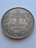 Austria 5 Koron Franciszek Józef I 1900 r