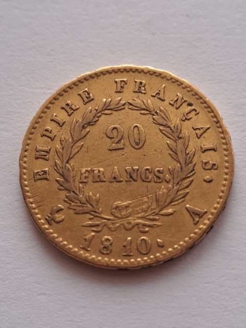 Francja 20 Franków Napoleon III 1810 r