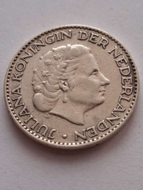 Holandia 1 Gulden Juliana 1956 r