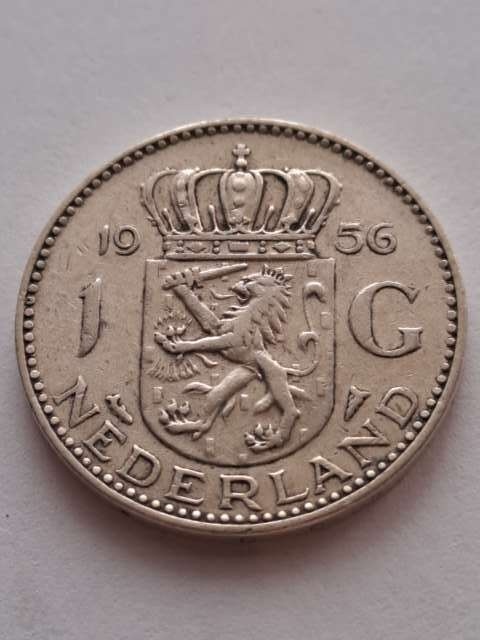 Holandia 1 Gulden Juliana 1956 r