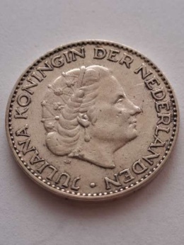 Holandia 1 Gulden Juliana 1957 r
