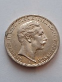 Niemcy 3 Marki Wilhelm II Prusy 1911 r
