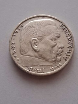 Niemcy 5 Marek Hindenburg 1936 r E