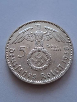 Niemcy 5 Marek Hindenburg 1938 r J
