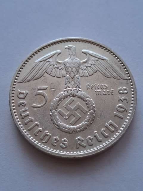 Niemcy 5 Marek Hindenburg 1938 r J