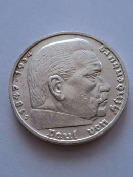 Niemcy 5 Marek Hindenburg 1938 r J