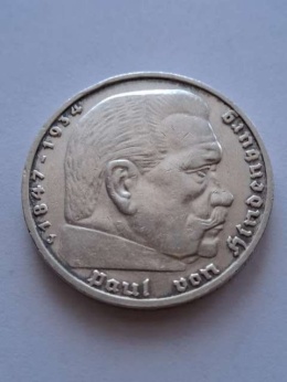 Niemcy 5 Marek Hindenburg 1936 r J