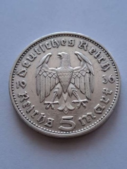 Niemcy 5 Marek Hindenburg 1936 r J