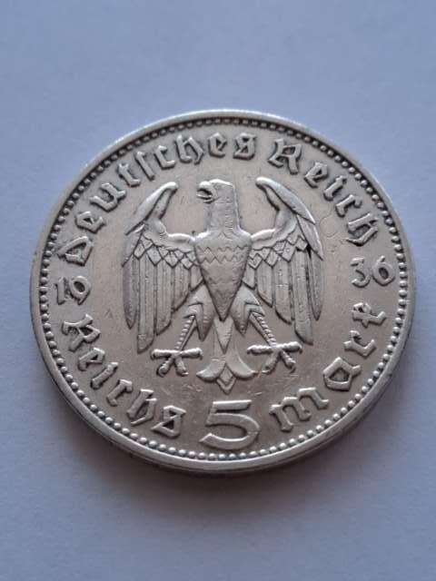 Niemcy 5 Marek Hindenburg 1936 r J