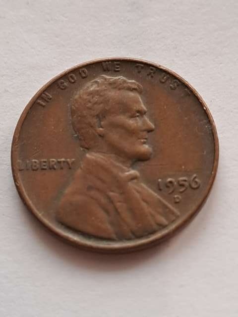 USA 1 Cent Lincoln 1956 r D