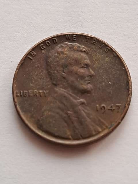 USA 1 Cent Lincoln 1947 r