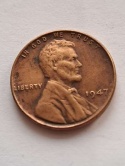 USA 1 Cent Lincoln 1947 r