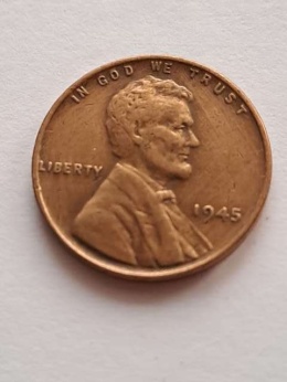 USA 1 Cent Lincoln 1945 r