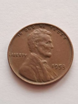 USA 1 Cent Lincoln 1953 r