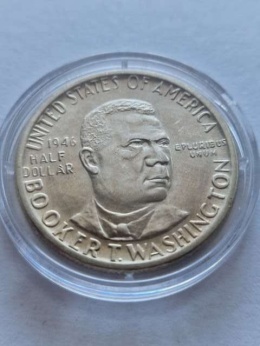 USA 1/2 Dolara Booker T Washington 1946 r