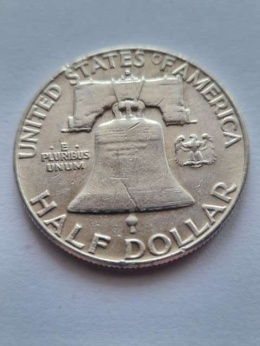 USA 1/2 Dollara Franklin 1962 r