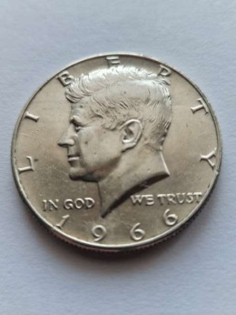 USA 1/2 Dollara Kennedy 1966 r