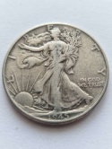 USA 1/2 Dollara idąca Wolność 1945 r