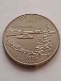 USA 1/4 Dollara Oregon 2005 r P
