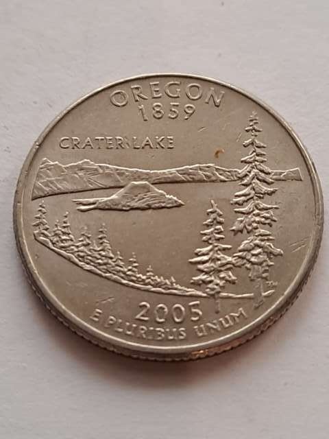 USA 1/4 Dollara Oregon 2005 r P