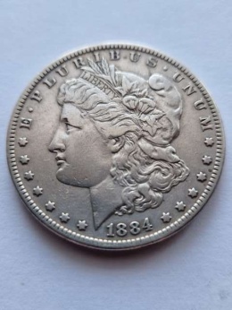 USA Dollar Morgan 1884 r