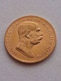 Austria 10 Koron 1848 - 1908 r