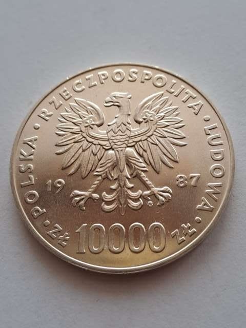 10 000 zł Jan Paweł II 1987 r