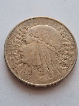 10 zł Głowa Kobiety 1932 r bez znaku