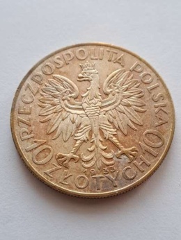 10 zł Głowa Kobiety 1933 r