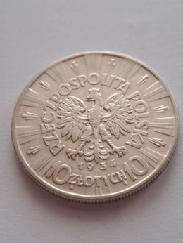 10 zł Józef Piłsudski 1934 r urzędowy