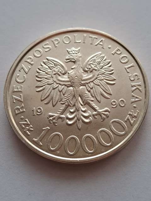 100 tys Solidarność typ A 1990 r
