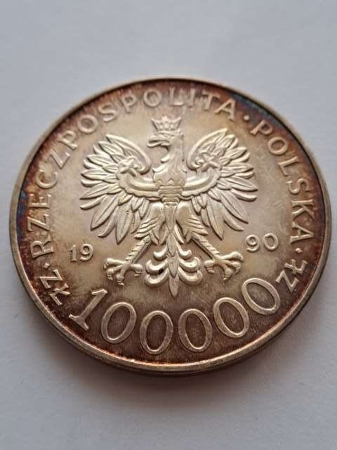 100 tys Solidarność typ A 1990 r