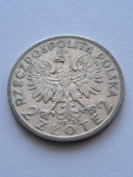 2 zł Głowa Kobiety 1933 r
