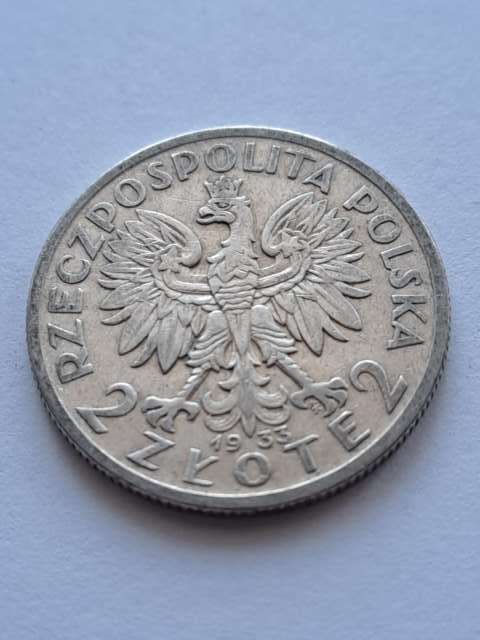 2 zł Głowa Kobiety 1933 r