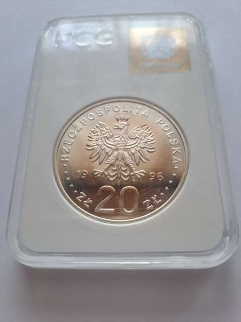 20 zł Stołeczność Warszawy 1996 r GCN PR 70