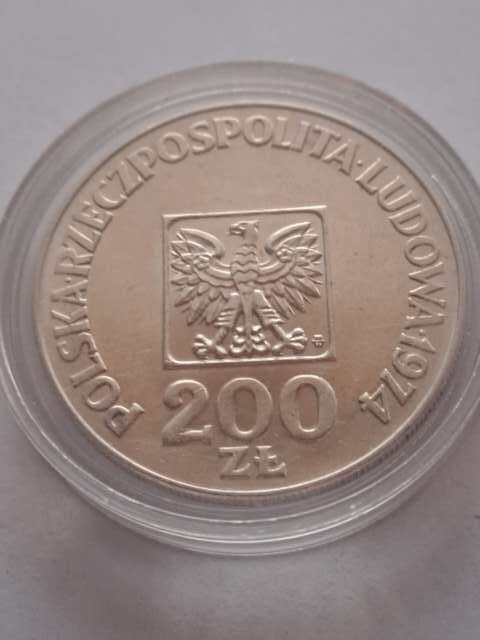 200 zł Mapka 1974 r